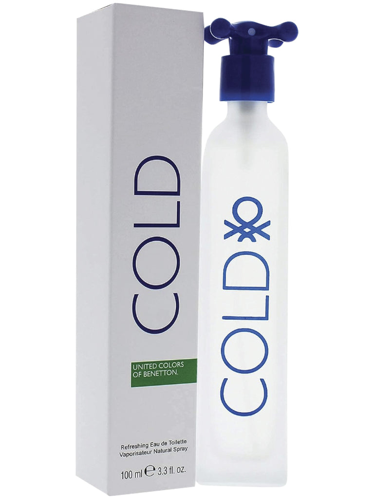 Perfume para Caballero Benneton * Cold 3.3 Oz EDT Spray