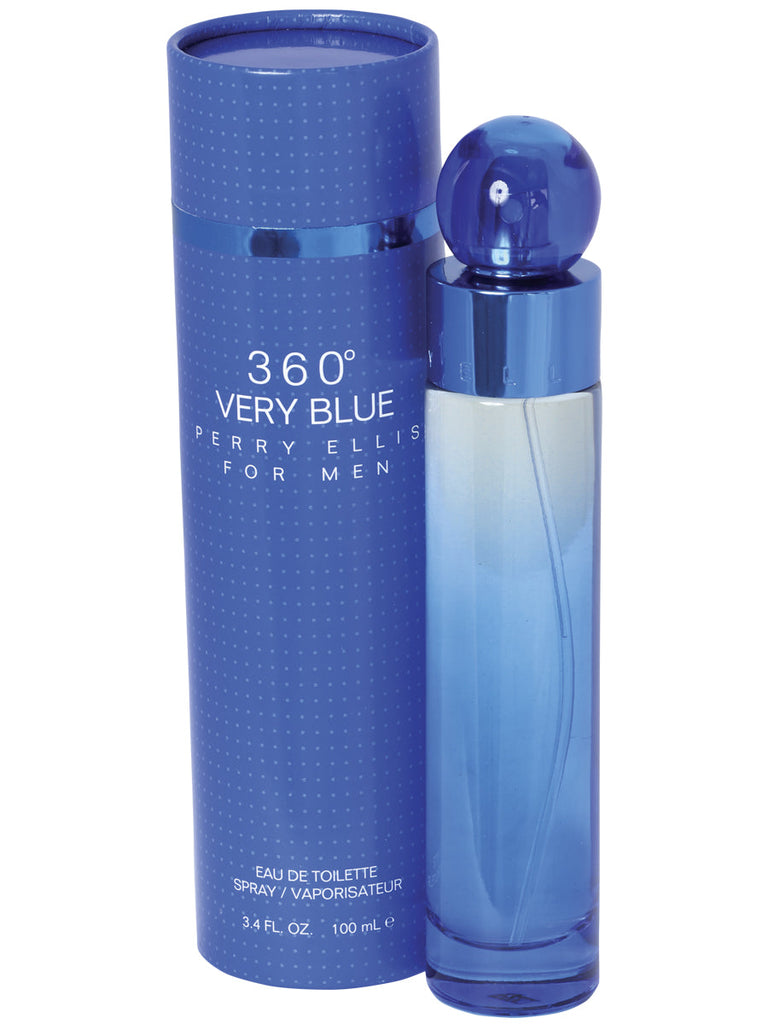 Perfume para Caballero PERRY ELLIS * 360° VERY BLUE FOR MEN 3.4 OZ EDT SPRAY